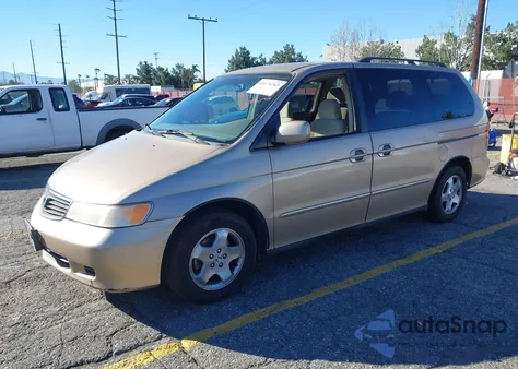 2000 Honda Odyssey Ex from USA, damaged, VIN 2HKRL1865YH502353